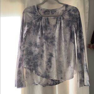 American Eagle Tie-Die Blouse